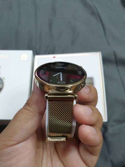 HUAWEI WATCH GT4 41MM สี Light gold ( Gold Milanese Strap) รูปที่ 4