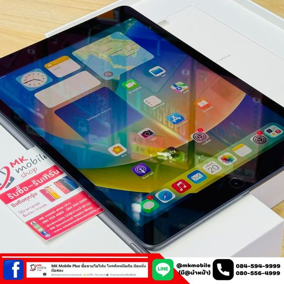 🔥 Ipad Gen 9 64 wifi Cellular Gray ศูนย์ไทย 🏆 สภาพใหม่เอี่ยม รอบชารจเพียง 16 ครั้ง ประกันยาว 02-08-2567 🔌 อุปกรณ์แท้ครบยกกล่อง 💰 เพียง 1 รูปที่ 4