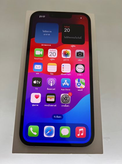 iPhone 13 Pro 128gb ศูนย์ไทย เครื่องตัวโชว์ เดโม่ สภาพสวย จอแท้ แบตแท้ สแกนใบหน้าได้ รีเซ็ตได้ ไม่ติดไอคราว ใช้งานดี อุปกรณ์ครบ รูปที่ 2