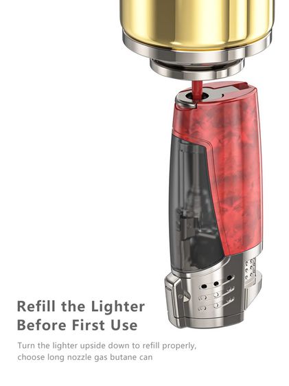 ไฟแช็ค VVAY Triple Jet Flame Lighter รูปที่ 8