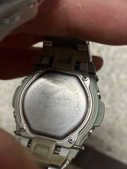 นาฬิกายี่ห้อ CASIO  Baby G  ของแท้มือสอง  สายสแตนเลสสายยาว 6 นิ้วครึ่ง  850฿ รูปที่ 3