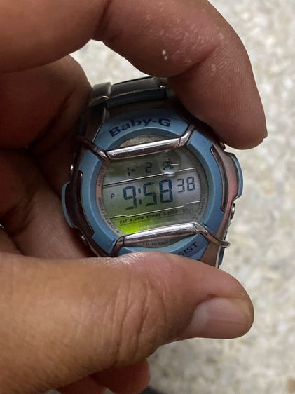 นาฬิกายี่ห้อ CASIO  Baby G  ของแท้มือสอง  สายสแตนเลสสายยาว 6 นิ้วครึ่ง  850฿ รูปที่ 6