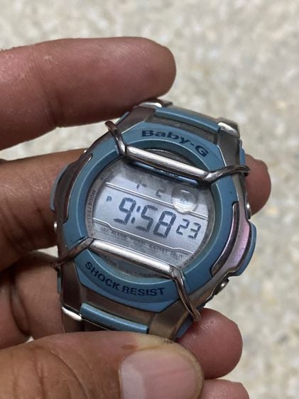 นาฬิกายี่ห้อ CASIO  Baby G  ของแท้มือสอง  สายสแตนเลสสายยาว 6 นิ้วครึ่ง  850฿ รูปที่ 2