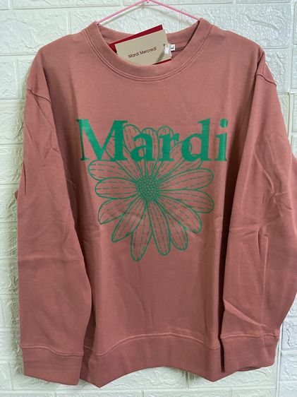 Mardi Flower Sweatshirt สเวตเตอร์มาดิ สีชาเย็น รูปที่ 2