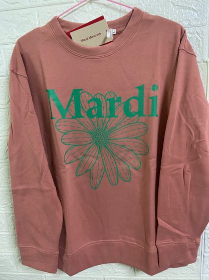 Mardi Flower Sweatshirt สเวตเตอร์มาดิ สีชาเย็น รูปที่ 3