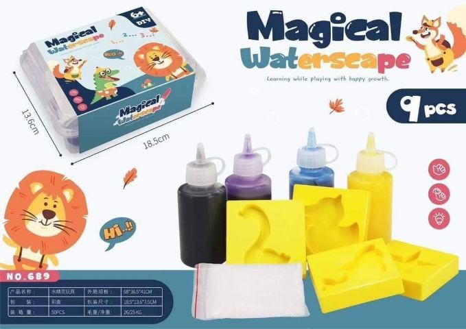 ของเล่นเสริมทักษะและการเรียนรู้ ของเล่นลอยน้ำ DIY Magical Weterseape