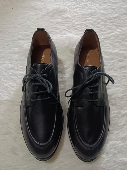 รองเท้า เสริมส้น สีดำ Emporio Armani