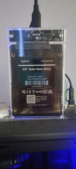 SSD  Apacer AS350X ใหม่ของแท้  พร้อมใช้งานเชื่อมต่อภายนอก  256GB จัดให้งามๆ ราคาขาดใจ ลดไปอีก ไม่ดีคืนของ คืนเงินคะรับ รูปที่ 1