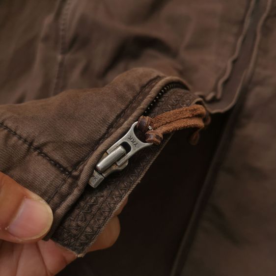 American Eagle Dark Brown Full Zipper Jacket รอบอก 43” รูปที่ 5