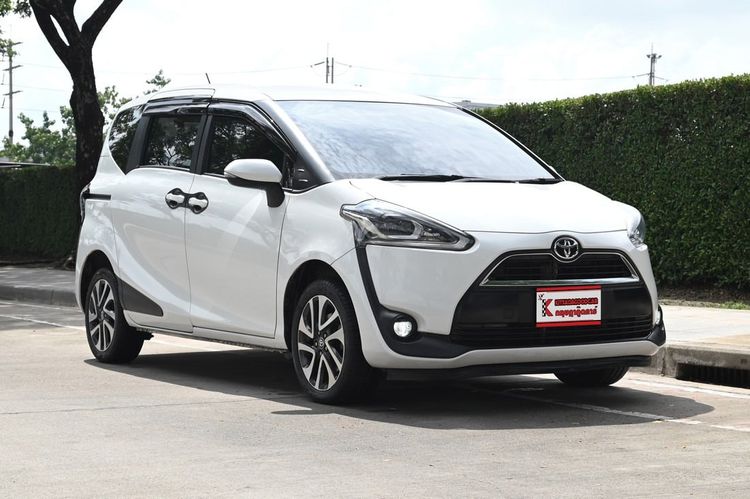 Toyota Sienta 2019 1.5 V Utility-car เบนซิน เกียร์อัตโนมัติ ขาว รูปที่ 1