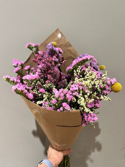 ช่อดอกไม้แห้งสำหรับใส่แจกันเก็บนาน5-6เดือน รูปที่ 2