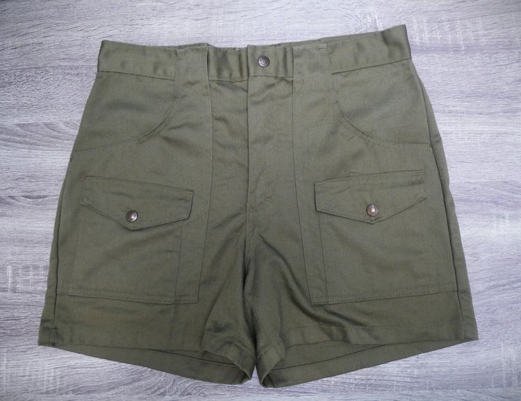 BSA. Boy Scouts Of America Official Uniform Shorts Forest talon zipper made in usa. 