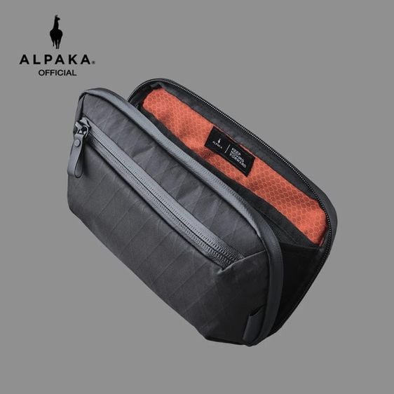 ผ้า ดำ กระเป๋า Alpaka - Elements Tech Case Mini พร้อมสายสะพาย