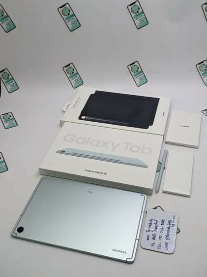 ขาย  เทิร์น Samsung Galaxy Tab S9 Fe Wifi ศูนย์ไทยสภาพใหม่เอี่ยม อุปกรณ์ครบกล่อง แถมเคส เพียง 12,590 บาท เท่านั้น ครับ 