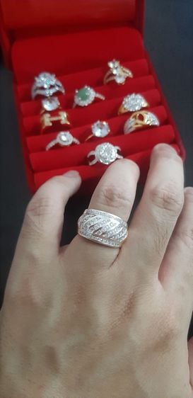 แหวนเพชรทอง 24 K
