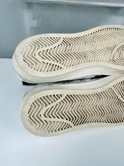 รองเท้า New Balance Sz.8.5us42eu26.5cm รุ่นPro Court OG สีขาวล้วน เปลี่ยนซอฟท์ในมา สภาพสวย ไม่ขาดซ่อม ใส่เที่ยวลำลองดี รูปที่ 5