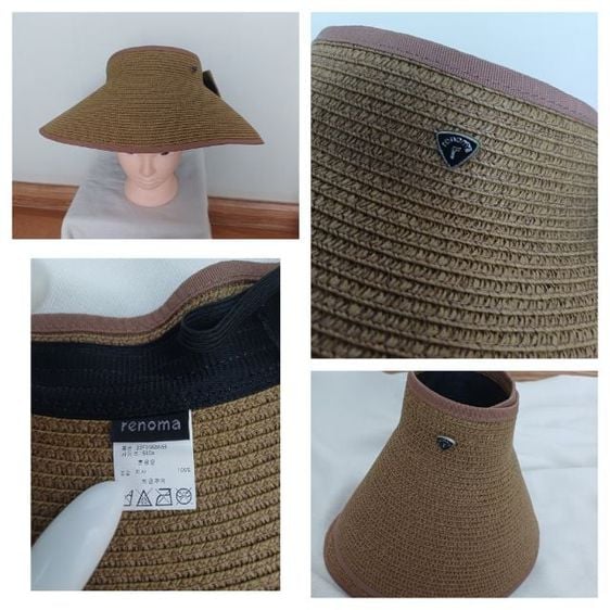 หมวกและหมวกแก๊ป Renoma Straw Women Hat Size 58cm
แบรนด์ดังญี่ปุ่น หมวกสาน