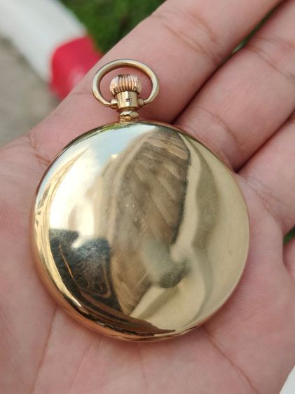 นาฬิกาพกโบราณทองคำแท้ OMEGA Pocket watch  9k Solid Gold Ref.6103 ปี1935s เข็มบลูสติล  รูปที่ 11
