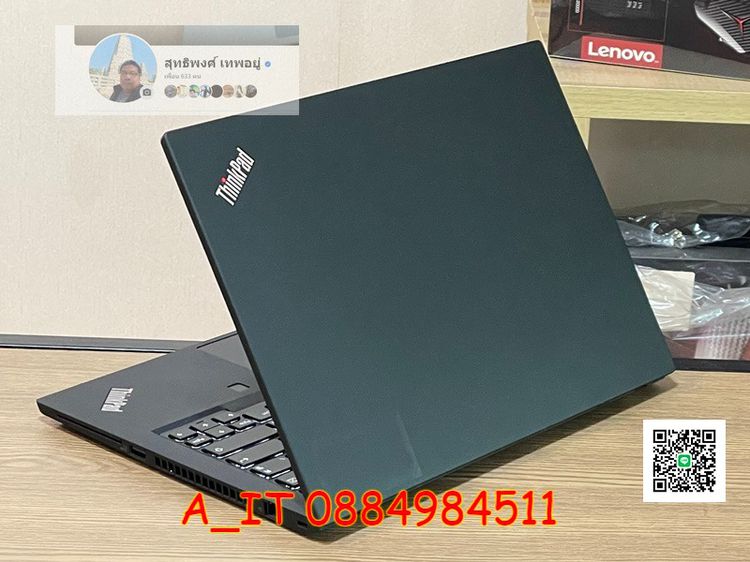 Lenovo ThinkPad P14s Gen 2 Ryzen 7 PRO 5850U RAM48GB SSD512GB Win 11 Pro คีย์ไฟ มือสองประกันศูนย์ Onsite MAR 2025 รูปที่ 4