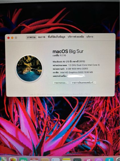 Macbook Air 13 inch 2013 Ram 4 GB SSD 128 GB รูปที่ 11