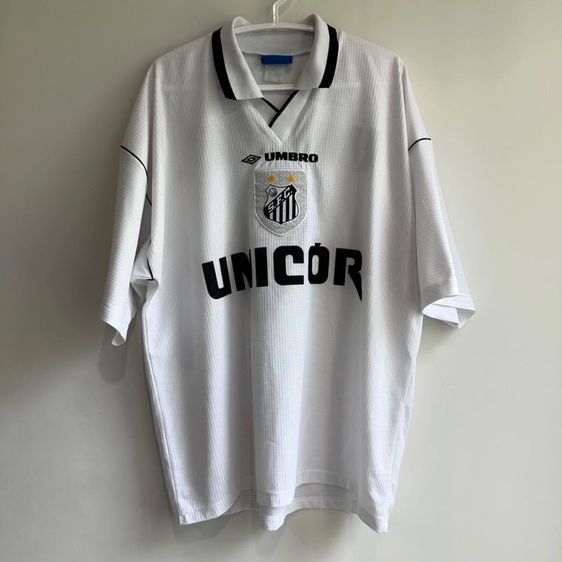 เสื้อเจอร์ซีย์ Umbro ผู้ชาย ขาว Santos 1998