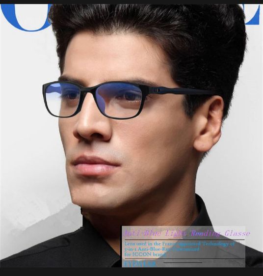 แว่นสายตาป้องกันแสงสีฟ้าแว่นอ่านหนังสือผู้ชายแว่นอ่านหนังสือคอมพิวเตอร์เรตติ้ง  รูปที่ 6