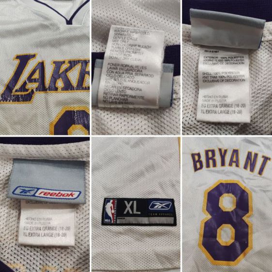 เสื้อกล้าม Lakers Kobe Bryant🏀วินเทจ รูปที่ 16