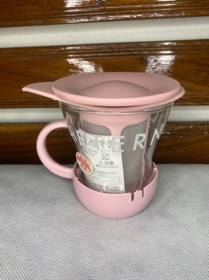 อุปกรณ์ทำเครื่องดื่ม แก้วชงชา  ยี่ห้อ Afternoon Tea  One Cup Tea Maker  สีชมพู