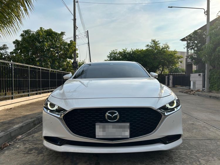 Mazda Mazda3 2020 2.0 SP Sedan เบนซิน ไม่ติดแก๊ส เกียร์อัตโนมัติ ขาว รูปที่ 3