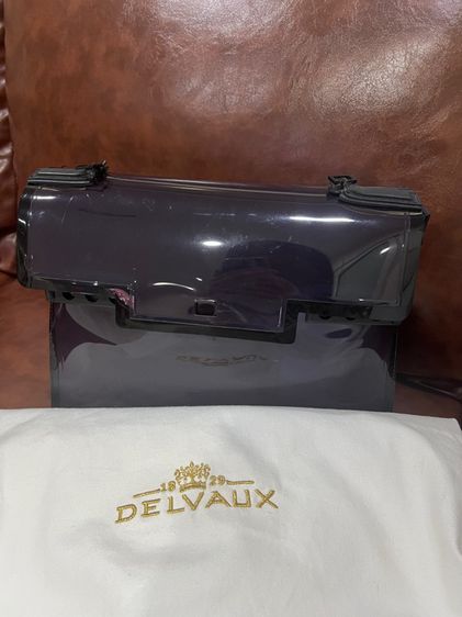 กระเป๋า Delvaux สีนํ้าเงิน ถือและสะพายได้ รูปที่ 7