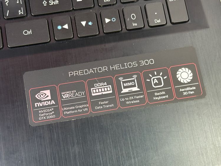 Acer Predator Helios 300 PH315 (NB1252) GTX 1060 Ram 16 GB รูปที่ 11