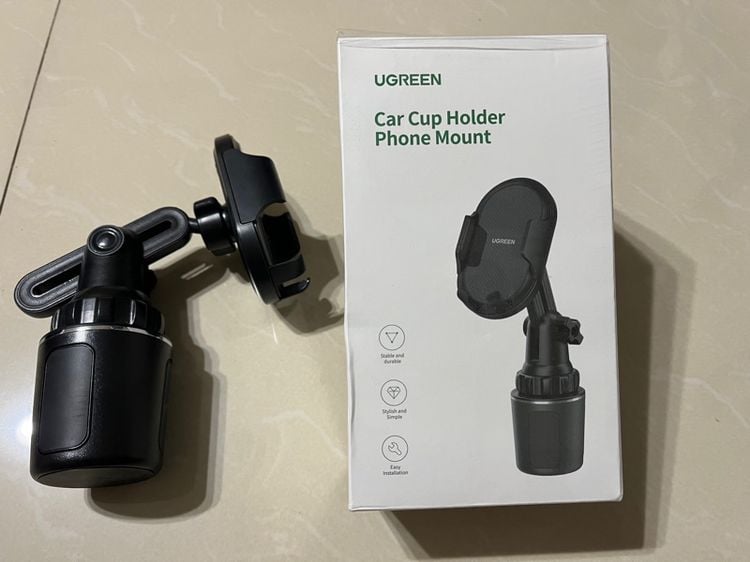 UGREEN Car Cup Holder Phone mount รูปที่ 3
