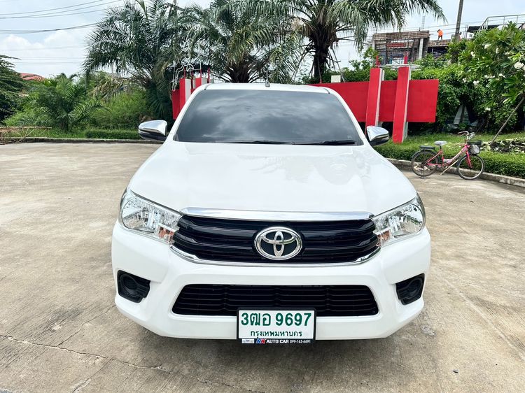 Toyota Hilux Revo 2019 2.4 E Pickup ดีเซล ไม่ติดแก๊ส เกียร์ธรรมดา ขาว รูปที่ 4
