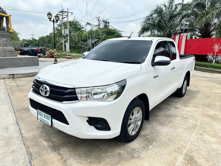 Toyota Hilux Revo 2019 2.4 E Pickup ดีเซล ไม่ติดแก๊ส เกียร์ธรรมดา ขาว รูปที่ 1
