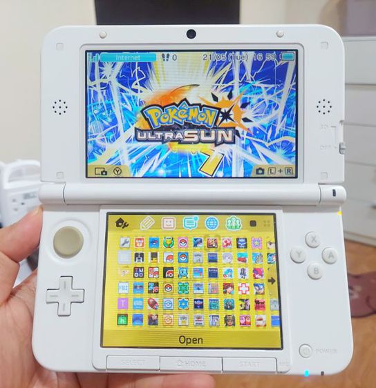 ขาย 3DS XL white เมม 64g ลงเกมเยอะ โหลดเกมฟรี มี pokebank ไว้ใช้เทรด มี pokemon 22 ภาคที่หน้าจอ กดเล่นได้เลย  รูปที่ 4