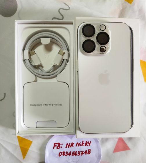iPhone 15 Pro  (256 GB) สีขาว
 รูปที่ 2