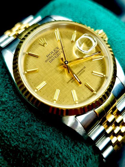 Rolex oyster perpetual date just 16233 รูปที่ 6