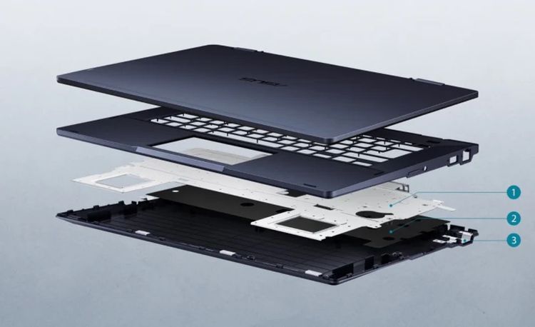 💻💢สภาพดีเหมือนใหม่ โน๊ตบุ๊ค Asus ExpertBook B3 Flip OLED B3402FEA-EC0543WS Star Black ใช้งานน้อย สภาพเหมือนใหม่ รูปที่ 5