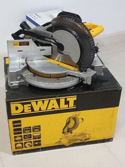 DEWALT DW713 แท่นตัดองศา 10 นิ้ว 1600W พร้อมใบเลื่อย 2 ใบ