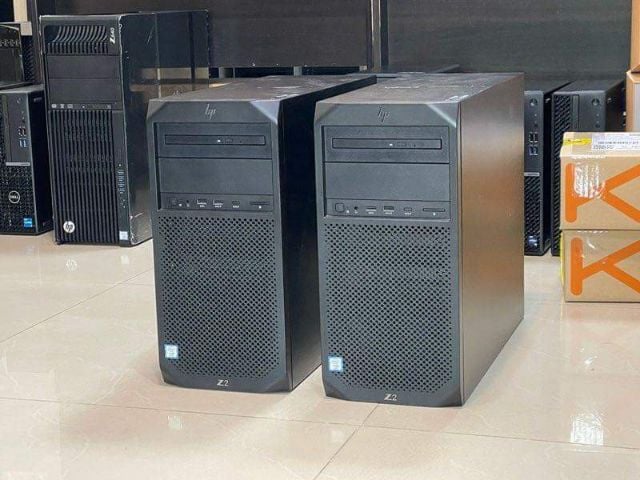 HP Z2 Tower G4 Workstation Xeon E-2124G RAM16GB SSD256GB กับ HDD1TB Quadro P1000(4GB DDR5) Win10 Pro มือสอง งานออกแบบ รูปที่ 1