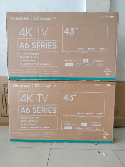 smart TV hisen 43 นิ้ว 4K เป็นสินค้าใหม่ยังไม่ผ่านการใช้งานประกันศูนย์ราคา 5,900 บาท รูปที่ 3