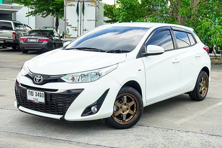 Toyota Yaris 2020 1.2 Entry Sedan เบนซิน ไม่ติดแก๊ส เกียร์อัตโนมัติ ขาว รูปที่ 1