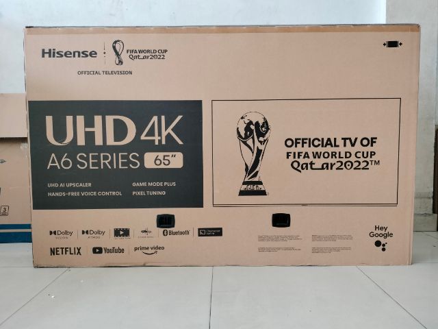 smart TV hisen 4K 65 นิ้วเป็นสินค้าใหม่ยังไม่ผ่านการใช้งานประกันศูนย์ราคา 10900 บาทสนใจโทร 085-386-1317 รูปที่ 2