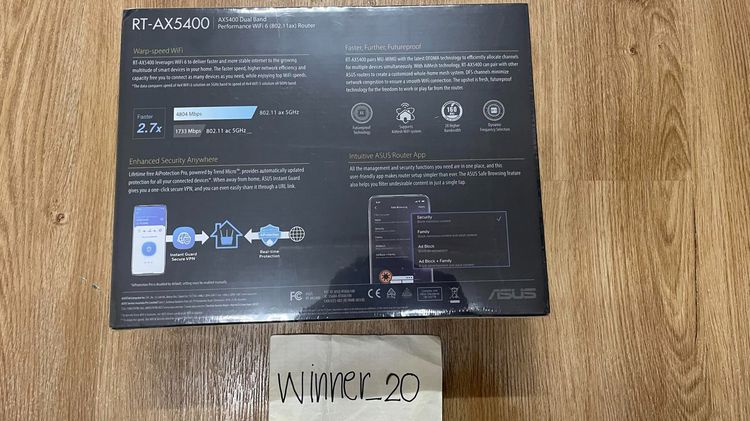 ขาย Router ASUS RT-AX5400 Dual band Gigabit Wi-Fi 6 มือ1ราคาถูก รูปที่ 2