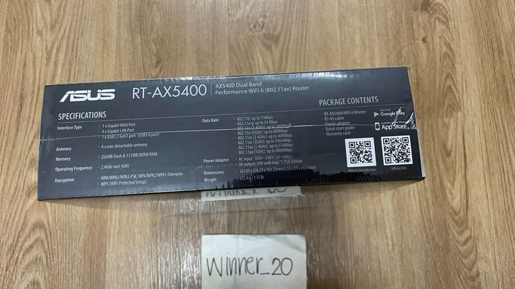 ขาย Router ASUS RT-AX5400 Dual band Gigabit Wi-Fi 6 มือ1ราคาถูก รูปที่ 4