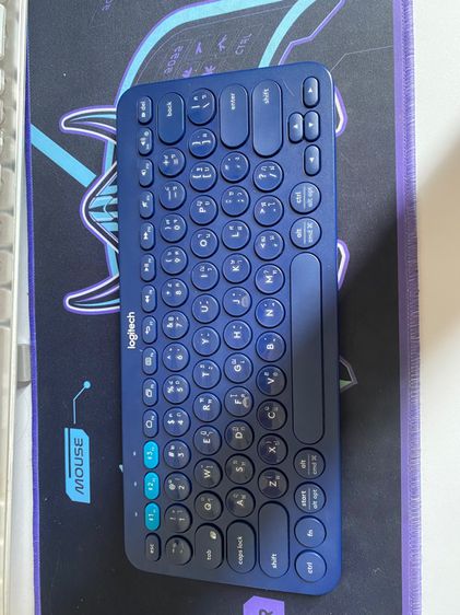 Logitech BLUETOOTH Multi-Device Keyboard K380(Blue) รูปที่ 5