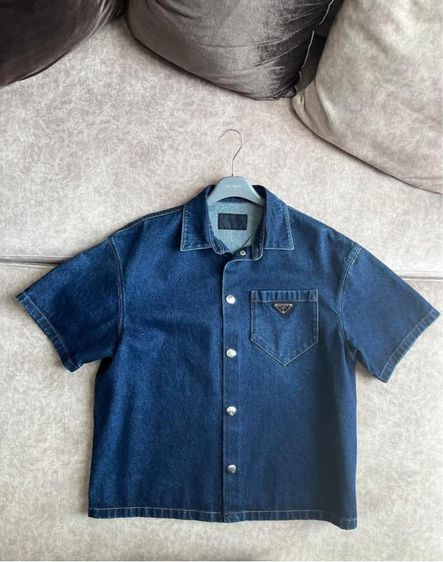เสื้อยีนส์ Prada รุ่น Camicia Denim Blue