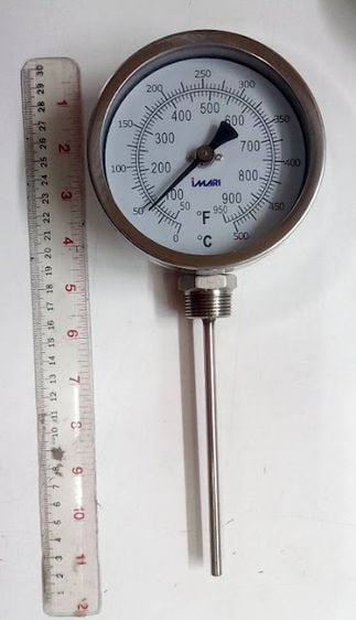 เทอร์โมมิเตอร์ชนิดทีหน้าปัทม์ใหญ่ถึงใหญ่มากสำหรับเครื่องจักร, Type T Big Dial Thermometer รูปที่ 13