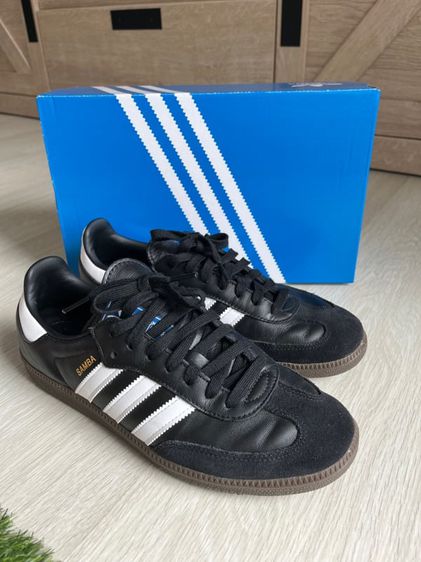 Adidas รองเท้าผ้าใบ หนังสังเคราะห์ UK 8 | EU 42 | US 8.5 รองเท้า Samba OG สีดำ
