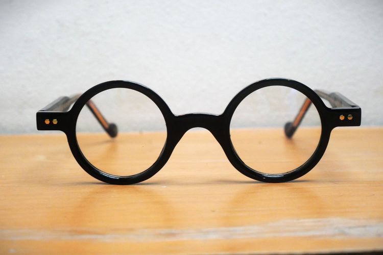 retro style Japanese round frame glasses  small frame 